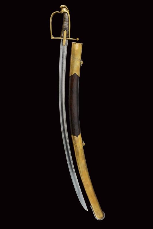 A rare 'Chasseur a cheval' officer's sabre - Image 6 of 6