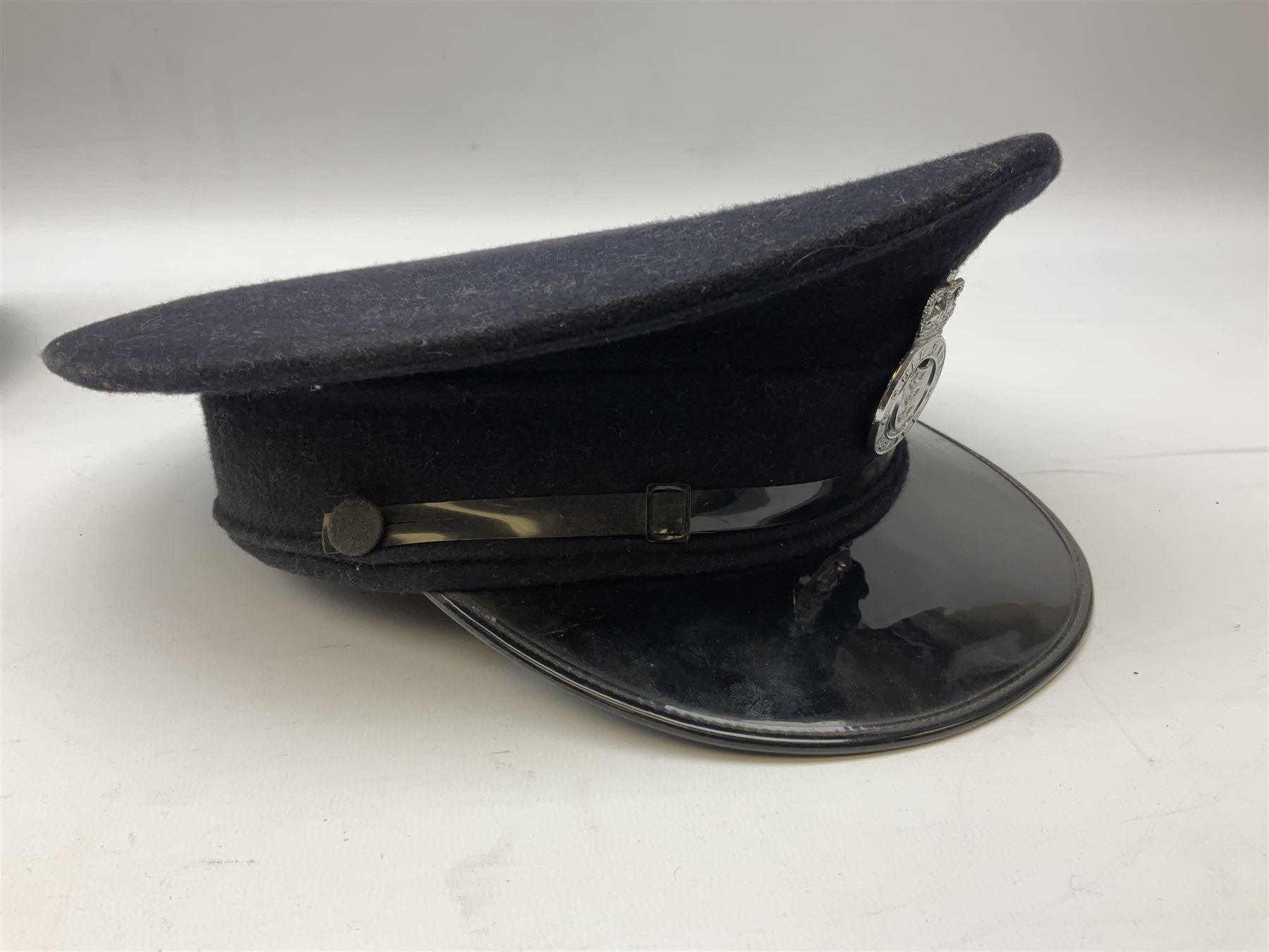 Hull City Police - Christys London helmet with king's crown night plate and a peaked cap (2) - Image 5 of 12