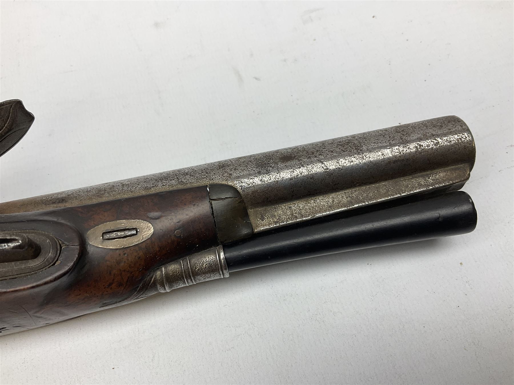 Early 19th century flintlock pistol by George Wallis Hull - Image 3 of 8