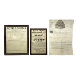 Two Hull related posters - Hull & Myton Improvement Act By-Law 'Prohibiting the Carriage of Coals of