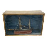 Late 19th/early 20th century wooden model of the Scarborough fishing vessel 'Edith Mary' SH87 loosel