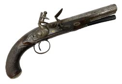 Early 19th century flintlock pistol by George Wallis Hull