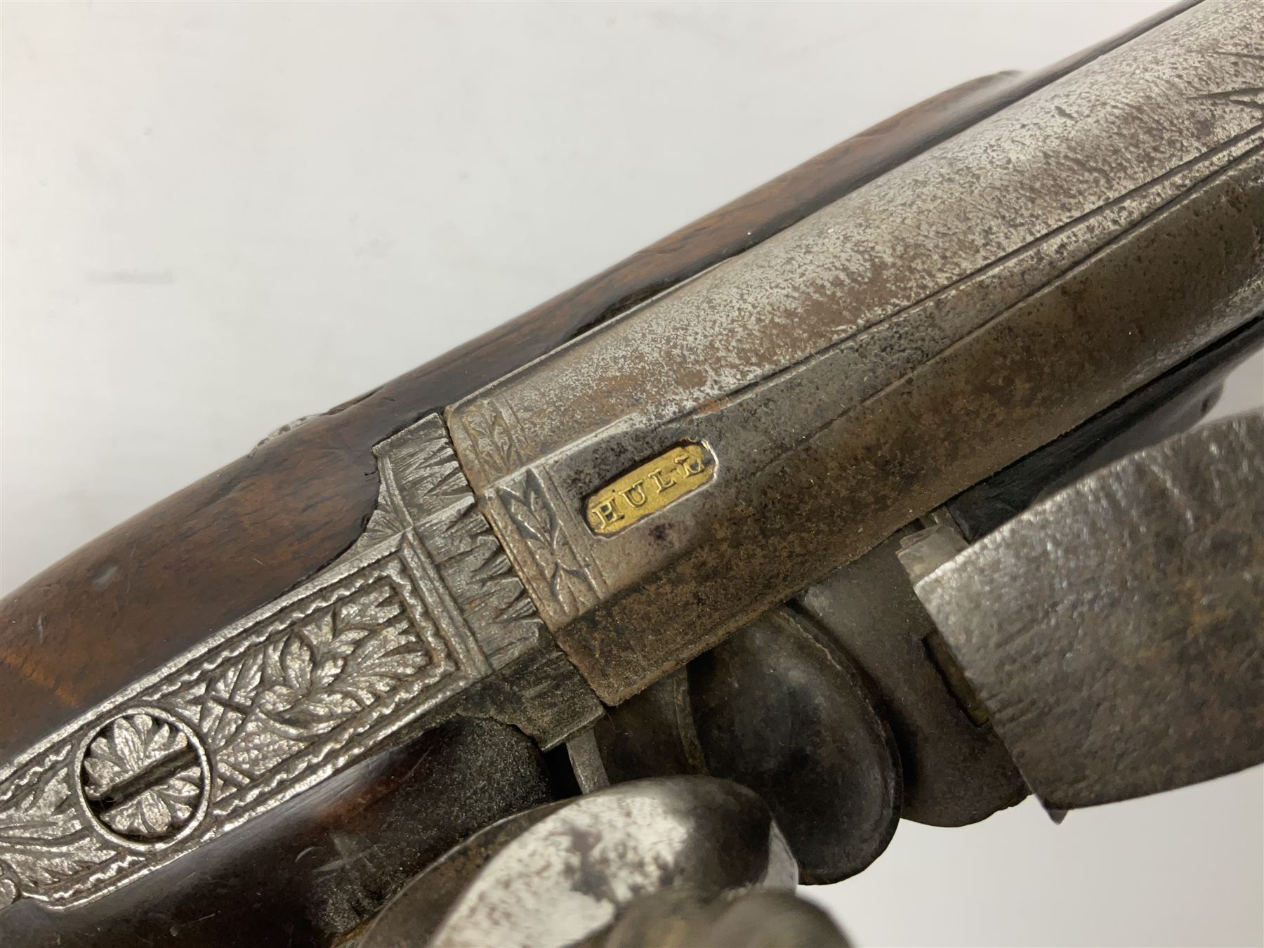 Early 19th century flintlock pistol by George Wallis Hull - Image 7 of 8