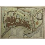 Nathaniel Hill (British 1708-1768): 'A Plan of Scarborough....To put this Town in a Pofture of Defen