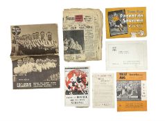 Raich Carter interest - England v Scotland 1934 Programme for the match at Wembley 14/4/1934; Tiger