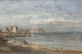 John Lewis Roget (1828-1908): 'Bridlington Quay'