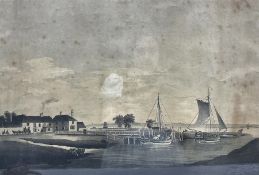 John Hassell (British 1767-1825) after Thomas Bradley (British 18th/19th century): 'Barton Ferry'