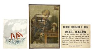 1893 advertising calendar print for Robert Stephenson & Son Golden Ball Brewery Beverley depicting a