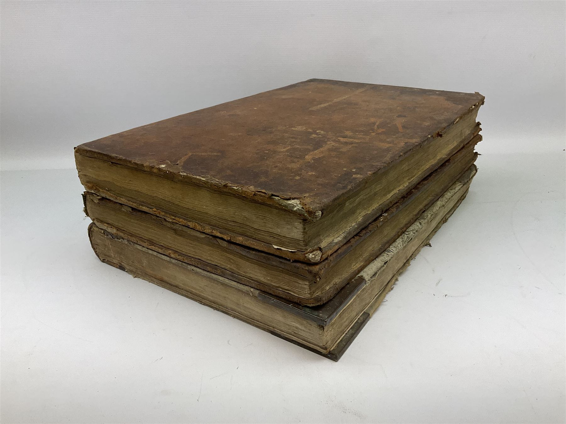 Six 19th century leather bound books of music comprising Graduale Juxta Missale Romanum and Antiphon - Image 4 of 21