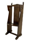'Gnomeman' oak hall chair
