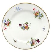 Early 19th century Swansea porcelain plate