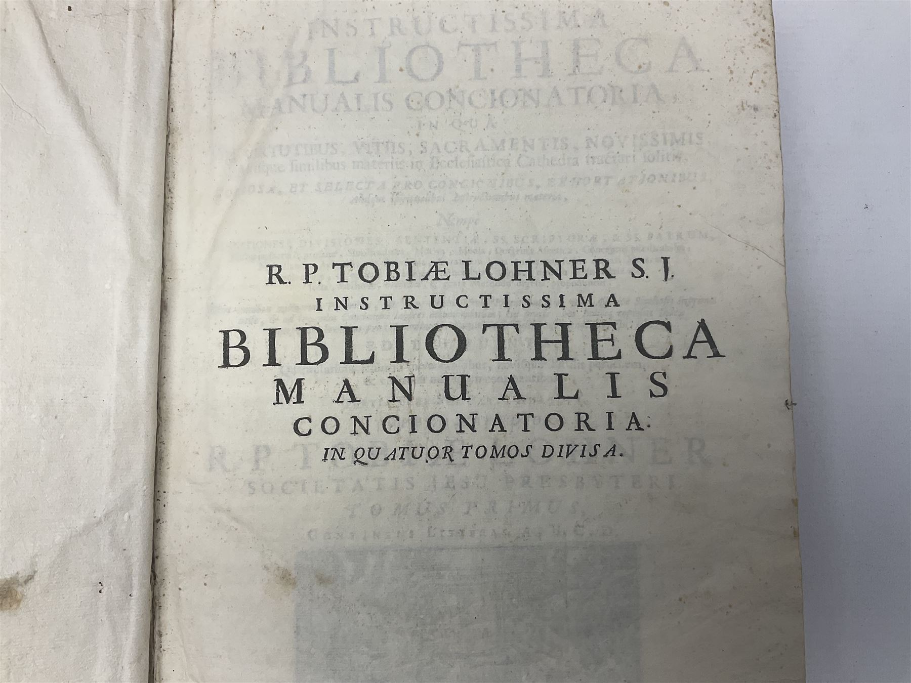 Instructissima Bibliotheca Manualis Concionatoria - Image 7 of 14