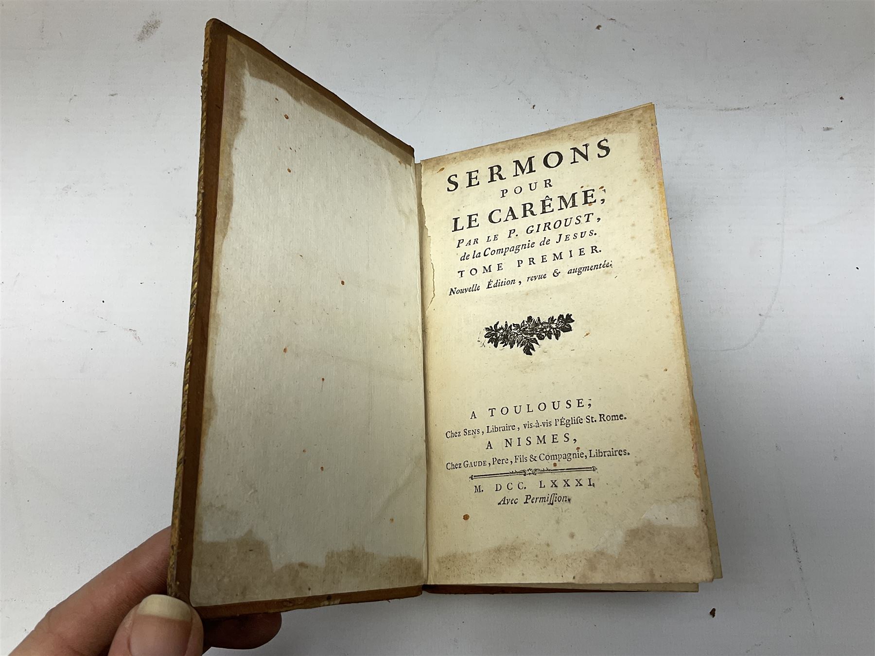 Twenty-four 18th/19th century leather bound books including part sets of Meditations Sur Les Verite - Image 11 of 11