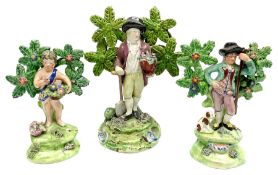 Three early 19th century Staffordshire John Walton figures