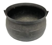 Late 17th century cast iron cauldron