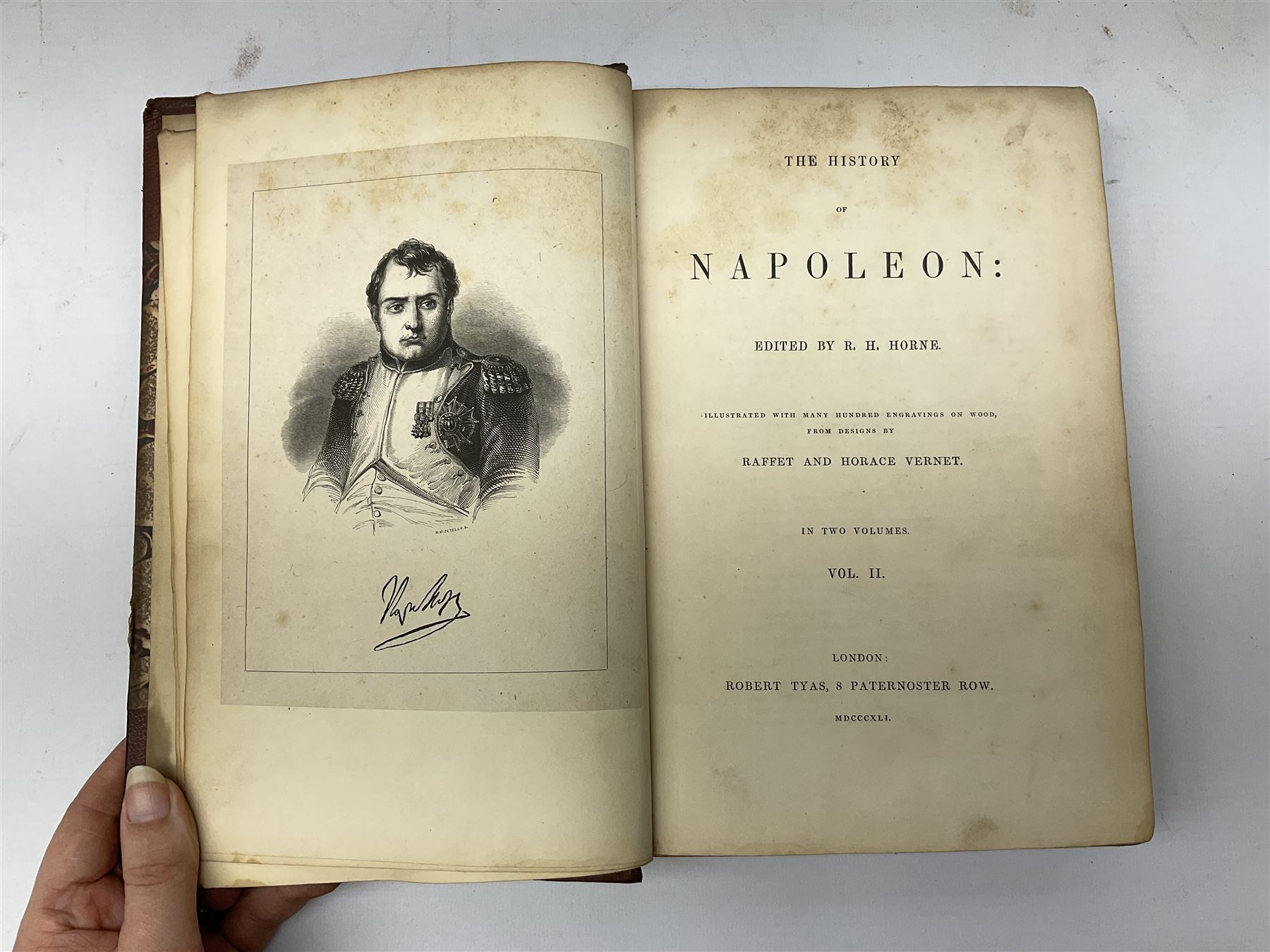 Twenty-seven 19th century leather bound books including The History of Napoleon Edited by R.H. Horne - Image 14 of 20