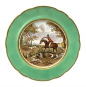 19th century porcelain cabinet plate