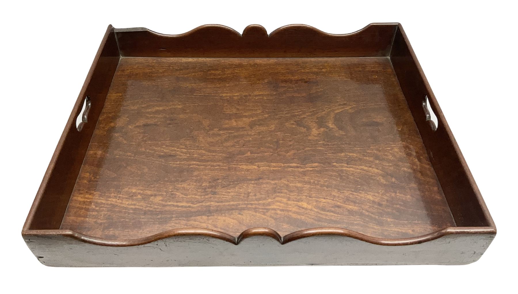 George III mahogany butlers tray