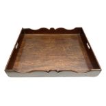 George III mahogany butlers tray