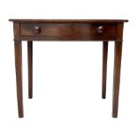 Victorian mahogany side table