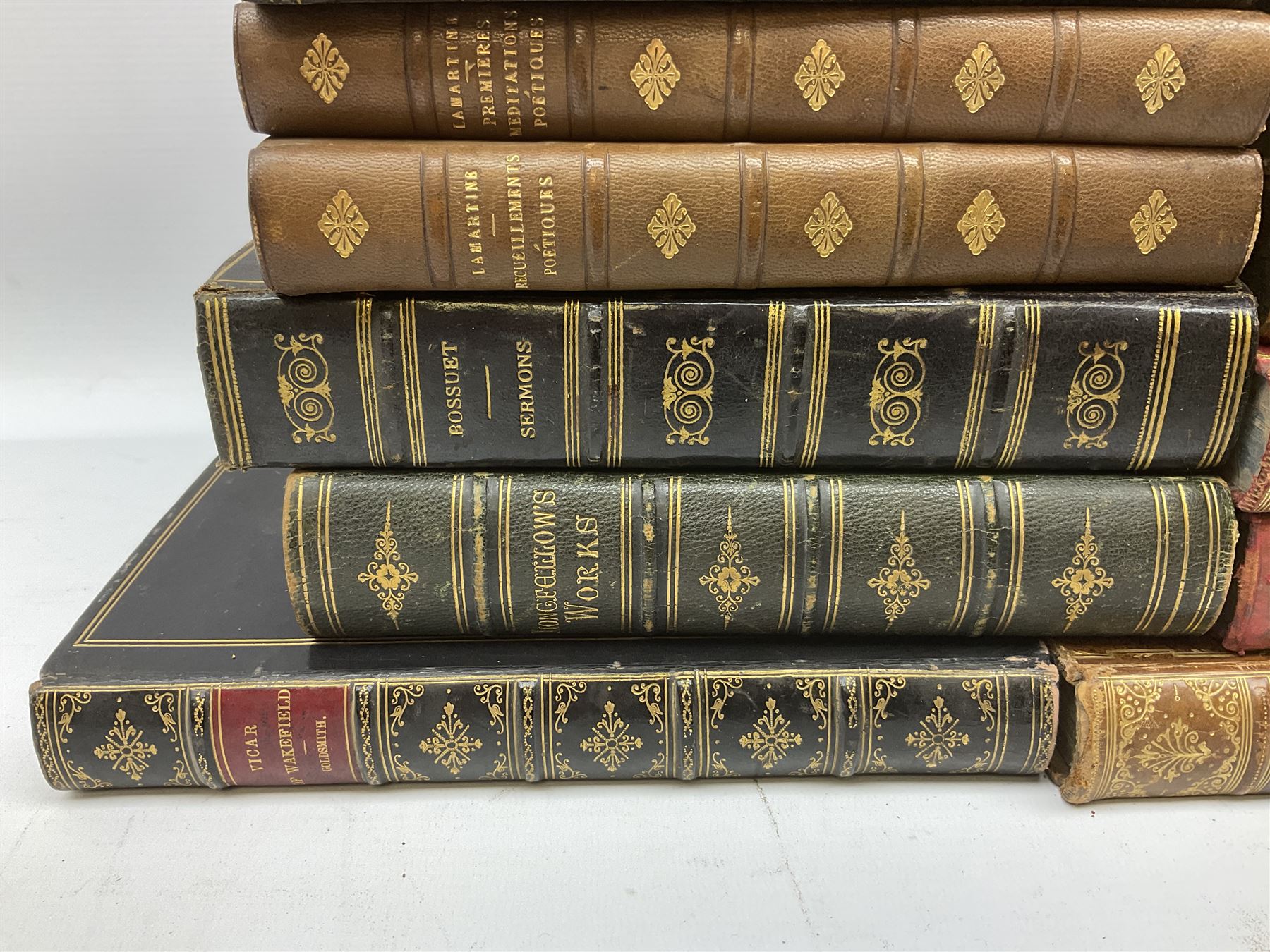 Twenty-seven 19th century leather bound books including The History of Napoleon Edited by R.H. Horne - Image 4 of 20