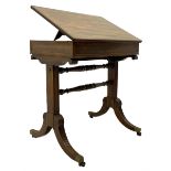 Regency mahogany rise-and-fall architect's table