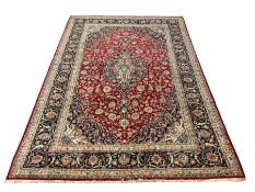 Large Persian Kashan carpet