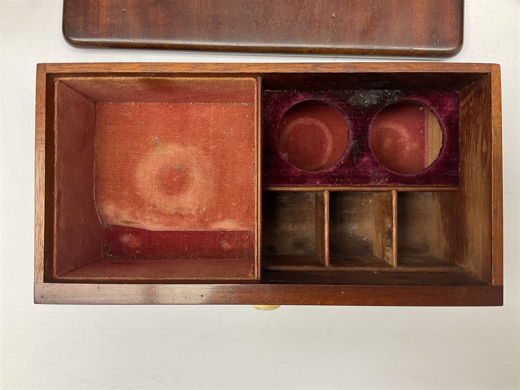 19th century mahogany travelling apothecary cabinet - Image 9 of 18