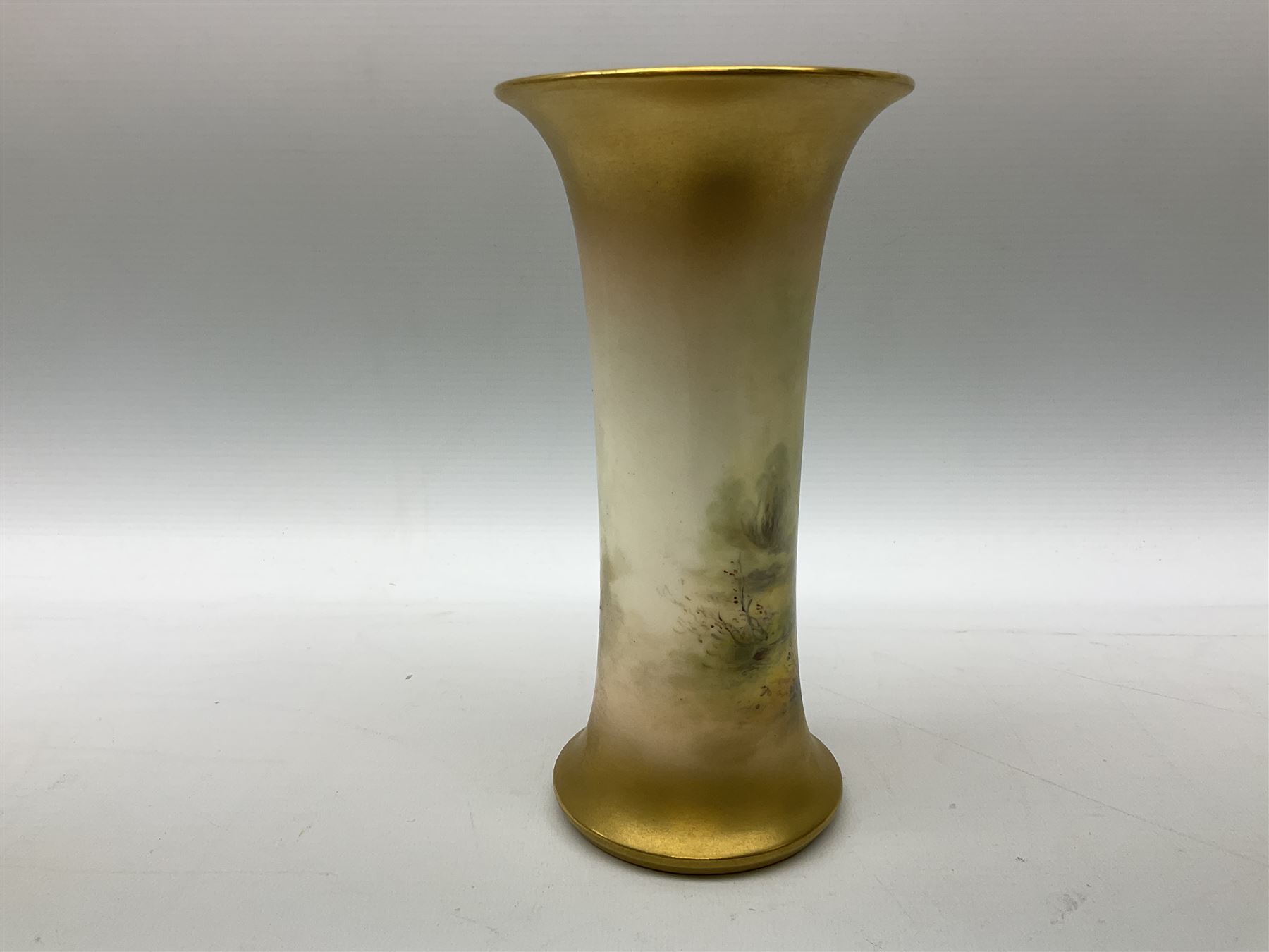 Early 20th century Royal Worcester vase decorated by Jas Stinton - Image 2 of 10