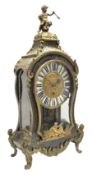 18th/19thcentury French Rococo Boulle bracket clock in the Louis XIV style