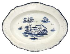 Late 18th/early 19th century pearlware platter