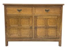 'Acornman' adzed oak sideboard