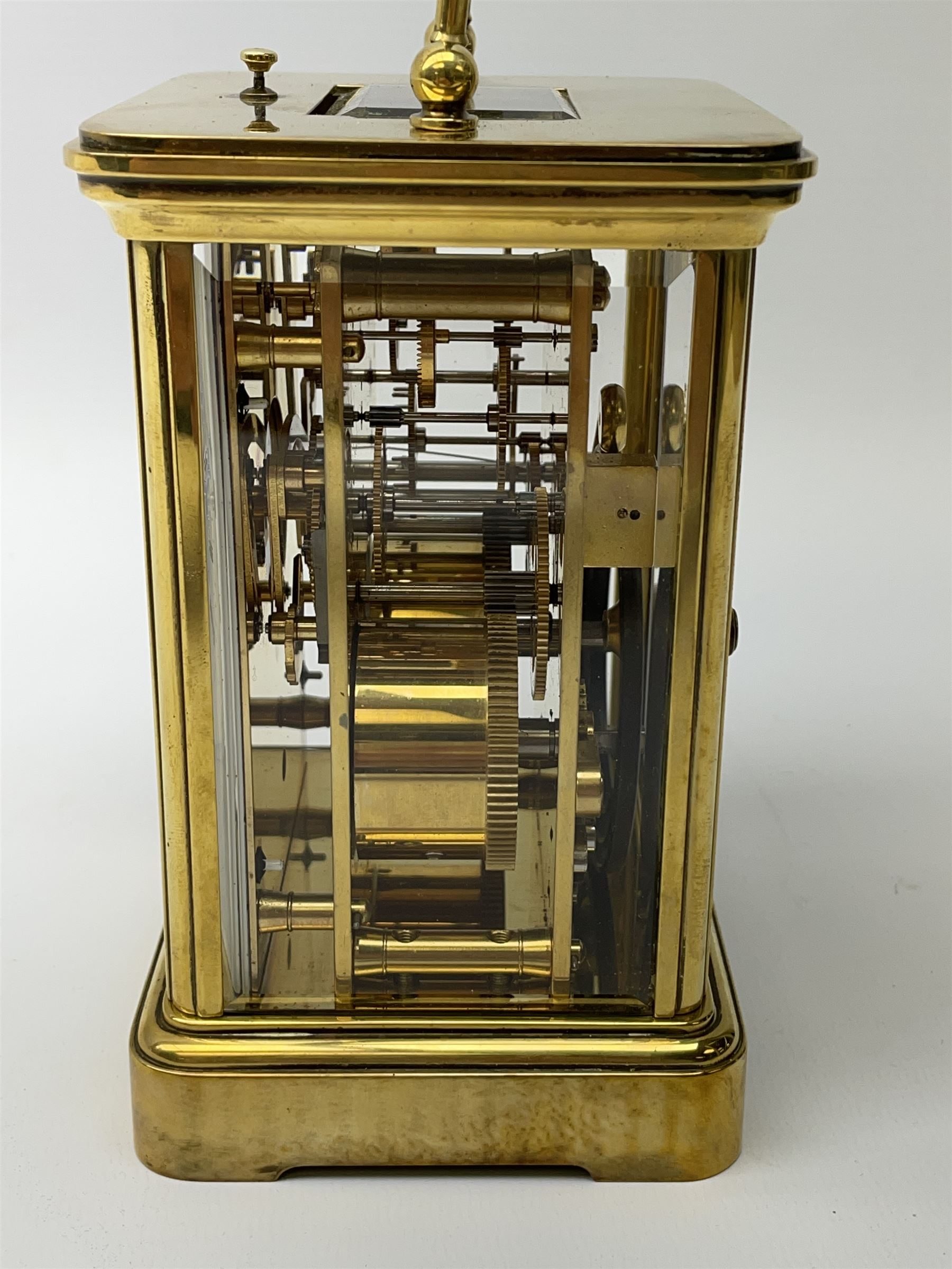 Corniche cased 20th century carriage clock dial inscribed �Matthew Norman - Image 6 of 7