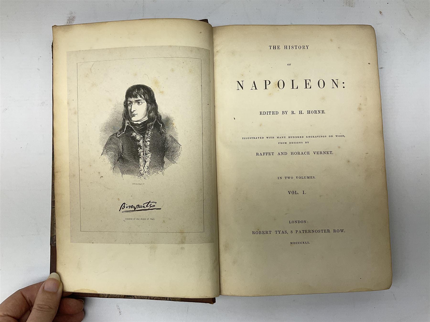 Twenty-seven 19th century leather bound books including The History of Napoleon Edited by R.H. Horne - Image 10 of 20