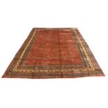 Persian Araak red ground carpet