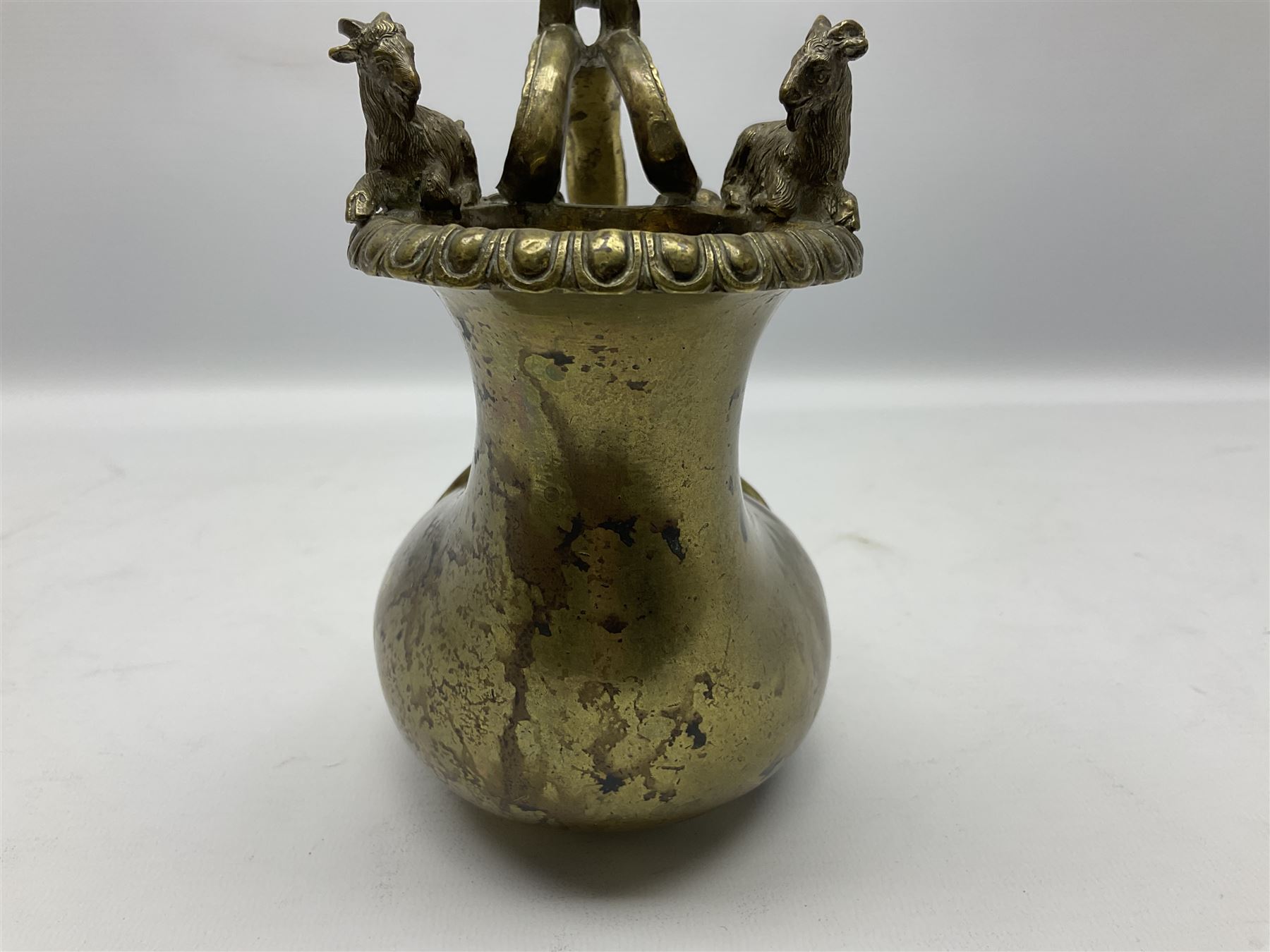 19th century Grand Tour bronze askos wine pitcher - Image 13 of 14