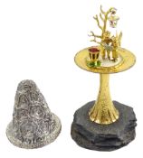 Christopher Nigel Lawrence limited edition silver and parcel gilt surprise mushroom