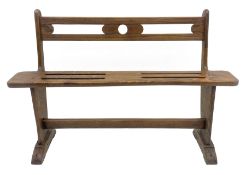 19th century country elm child�s joined bench