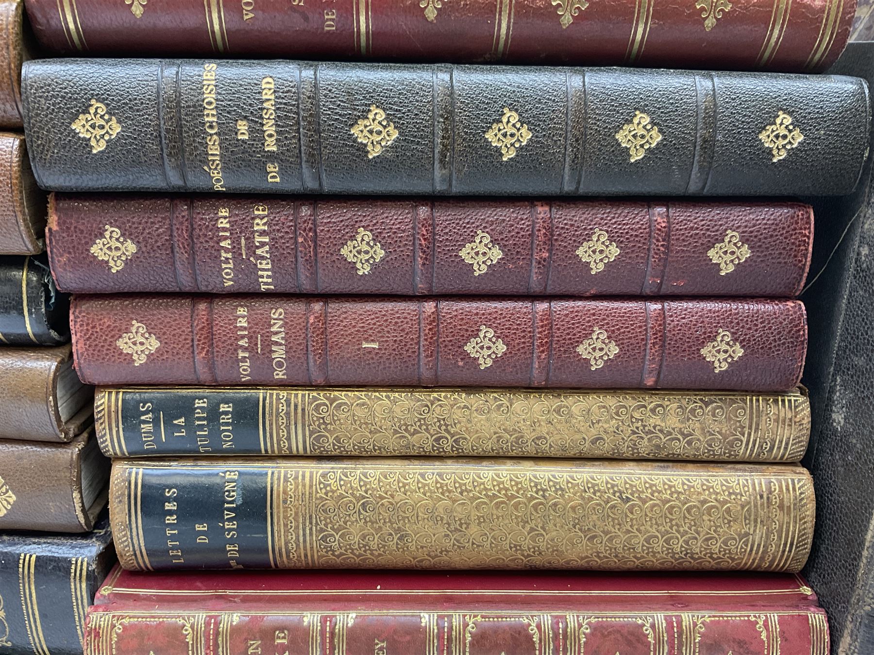 Twenty-seven 19th century leather bound books including The History of Napoleon Edited by R.H. Horne - Image 6 of 20
