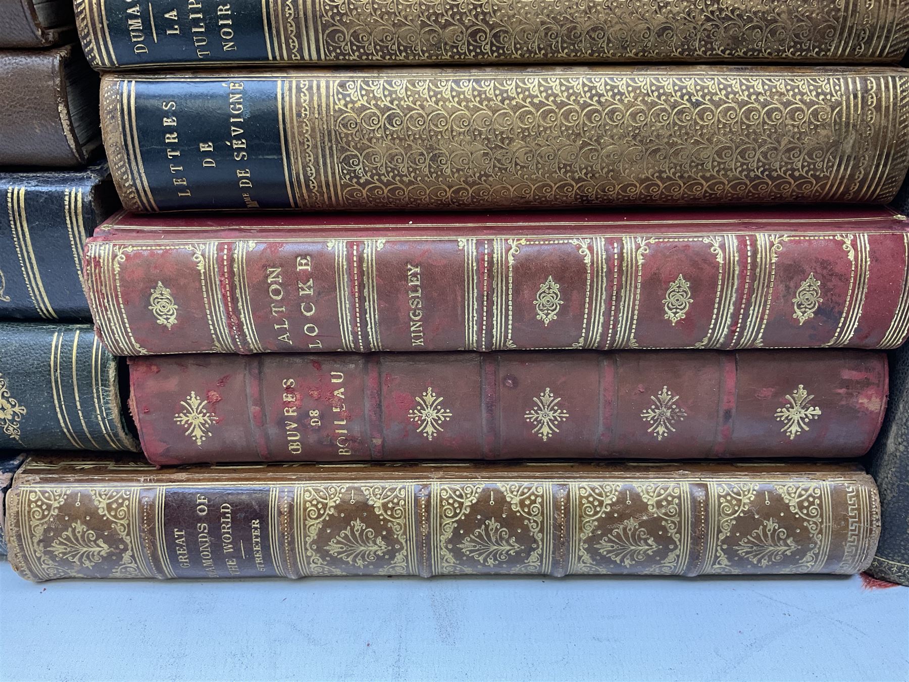 Twenty-seven 19th century leather bound books including The History of Napoleon Edited by R.H. Horne - Image 7 of 20