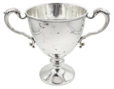 Early 20th century silver trophy cup