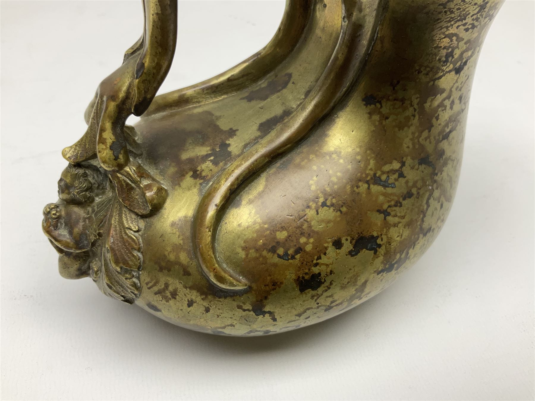 19th century Grand Tour bronze askos wine pitcher - Image 11 of 14