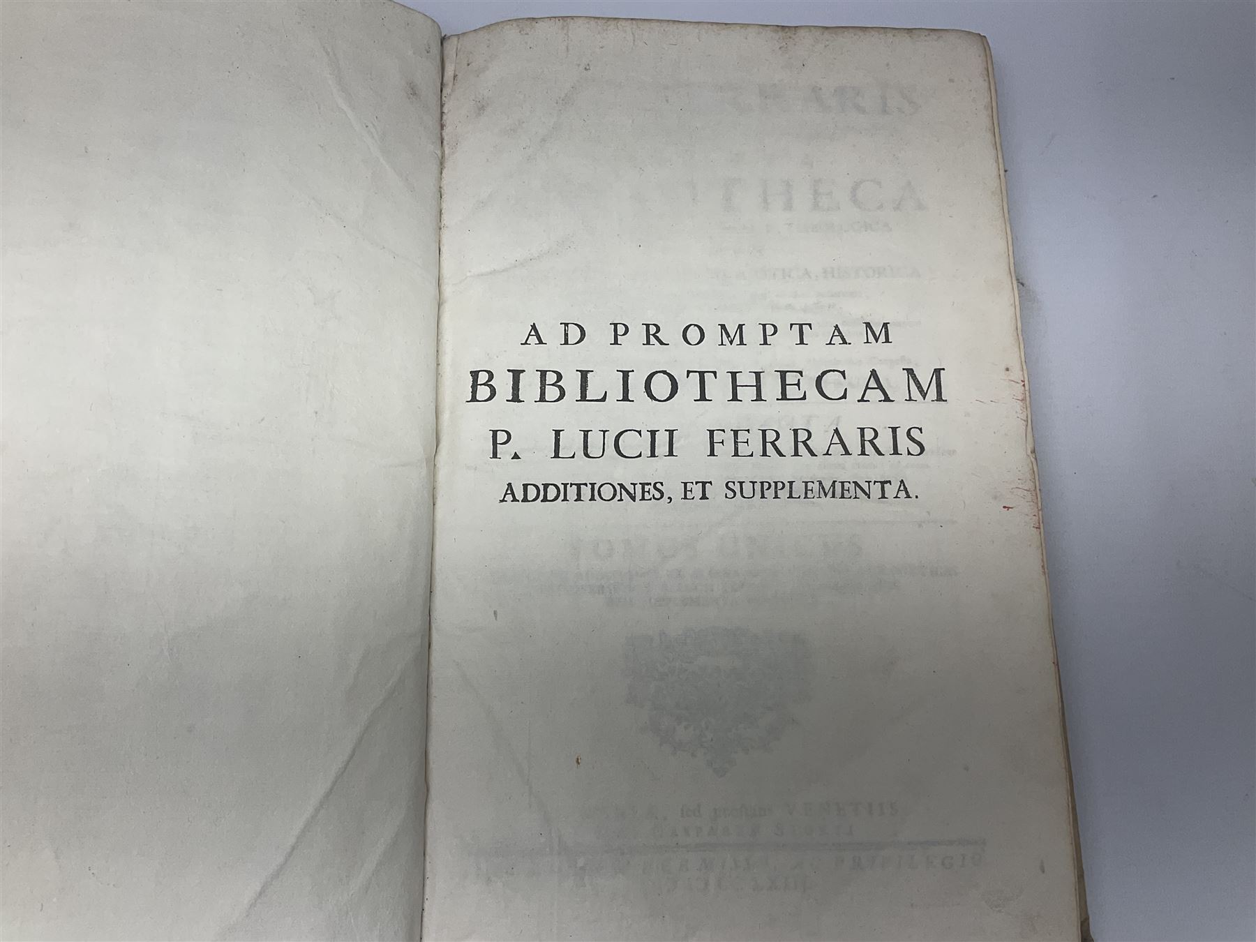Adm. R.P.F. Lucii Ferraris .... Prompta Bibliotheca Canonica - Image 3 of 8