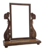 William IV mahogany dressing table mirror