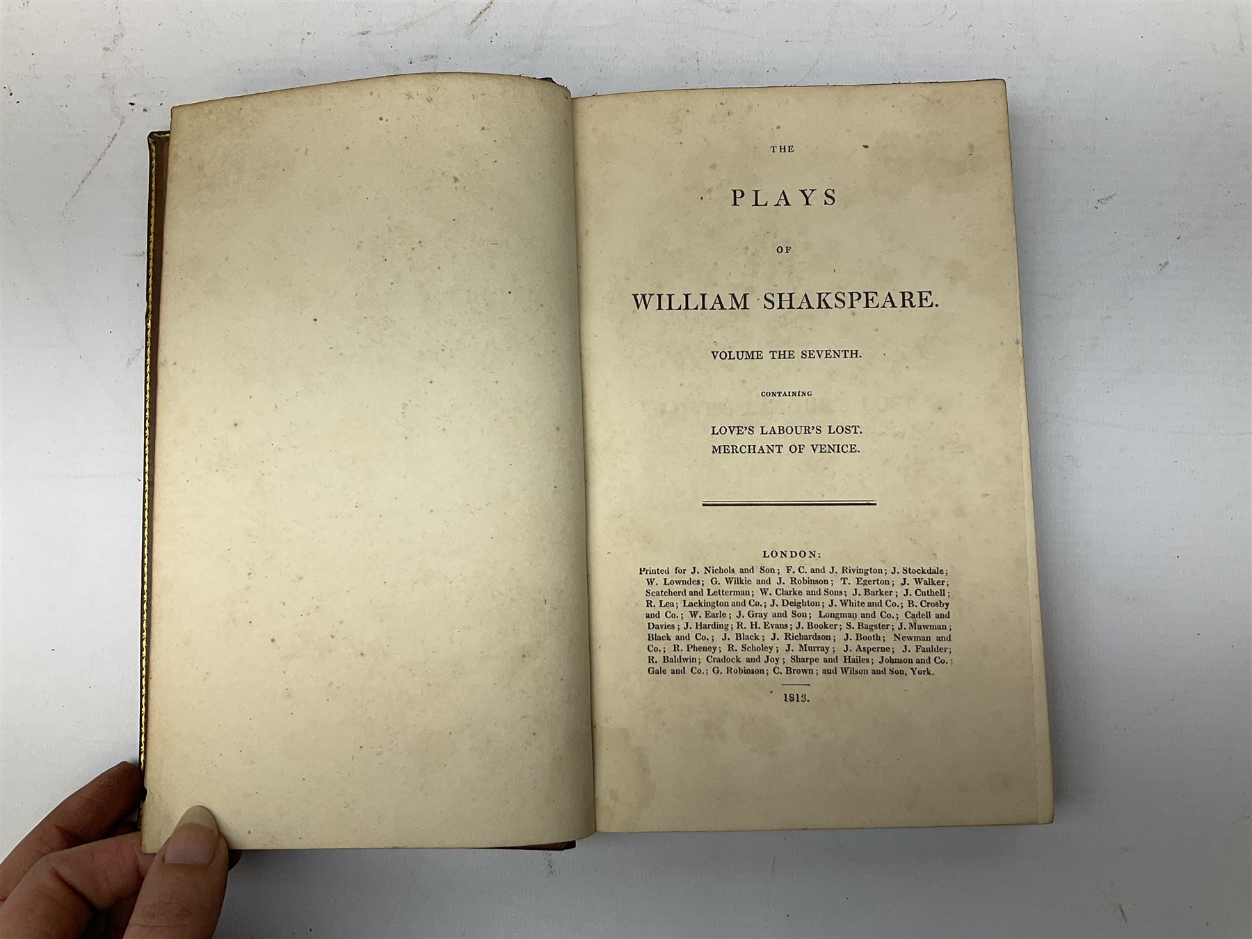 Shakespeare William: The Plays of William Shakspeare[...] with the Corrections and Illustrations of - Image 16 of 16