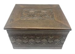 18th century and later oak bible box