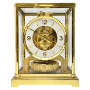 1970's circa gilt brass cased Jager- LeCoultre Atmos Clock