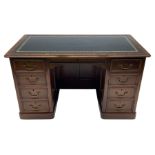 Victorian walnut writing desk