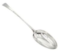 George III silver Old English pattern basting spoon