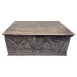 17th century oak bible box